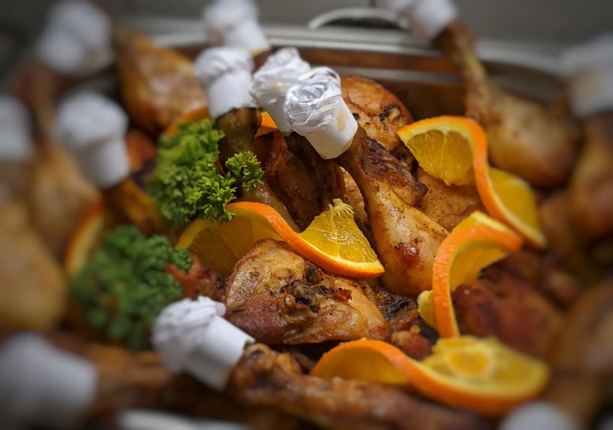 Knusprige Hähnchenschenkel